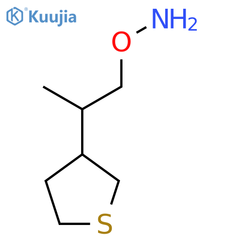 O-2-(thiolan-3-yl)propylhydroxylamine structure