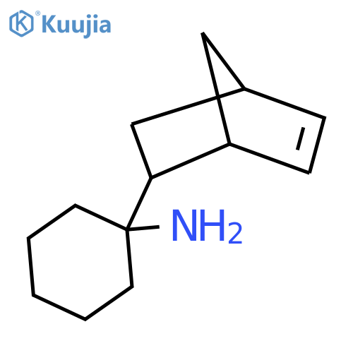 1-{bicyclo2.2.1hept-5-en-2-yl}cyclohexan-1-amine structure
