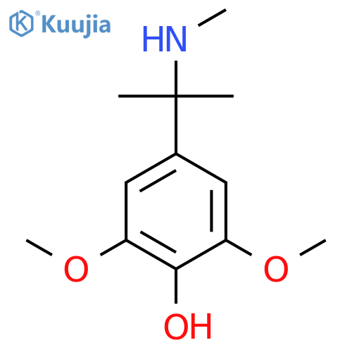 2,6-dimethoxy-4-2-(methylamino)propan-2-ylphenol structure