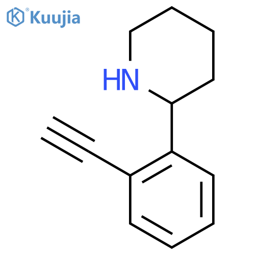 2-(2-ethynylphenyl)piperidine structure