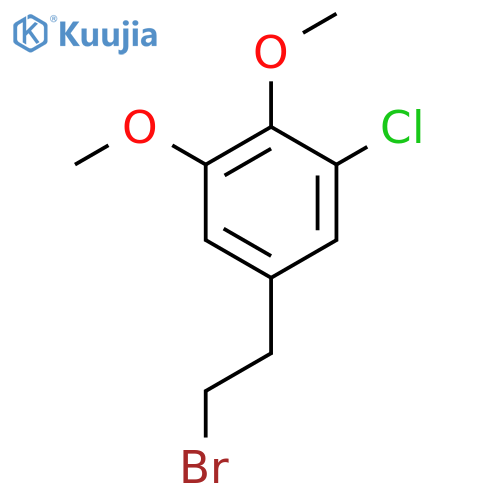 5-(2-bromoethyl)-1-chloro-2,3-dimethoxybenzene structure