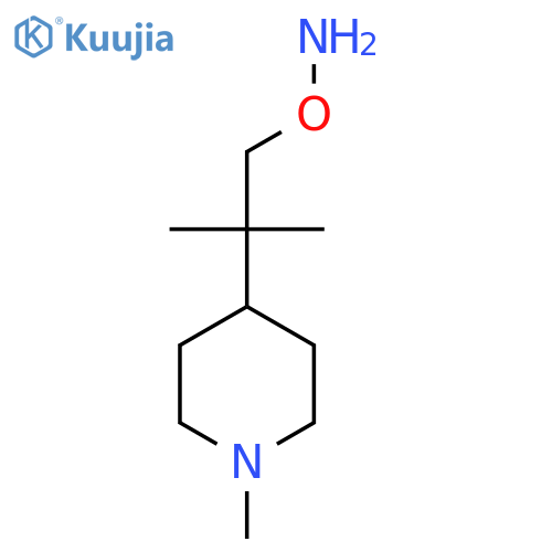 O-2-methyl-2-(1-methylpiperidin-4-yl)propylhydroxylamine structure