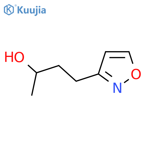 4-(1,2-oxazol-3-yl)butan-2-ol structure