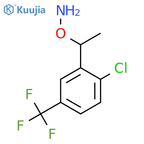 O-{1-2-chloro-5-(trifluoromethyl)phenylethyl}hydroxylamine structure