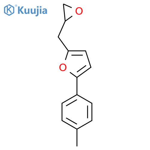 2-(4-methylphenyl)-5-(oxiran-2-yl)methylfuran structure
