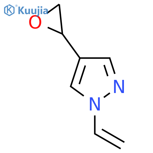 1-ethenyl-4-(oxiran-2-yl)-1H-pyrazole structure