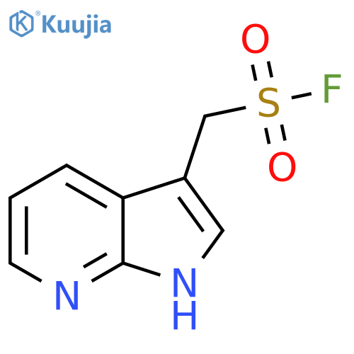 {1H-pyrrolo[2,3-b]pyridin-3-yl}methanesulfonyl fluoride structure