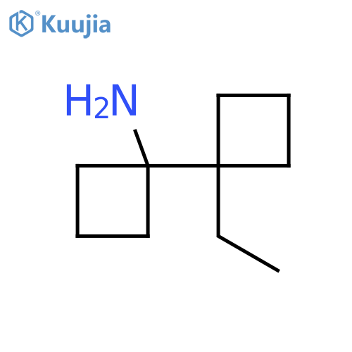 1-(1-ethylcyclobutyl)cyclobutan-1-amine structure