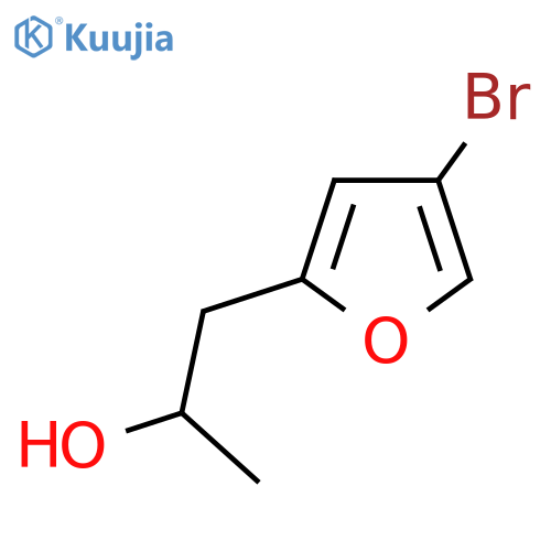 1-(4-bromofuran-2-yl)propan-2-ol structure