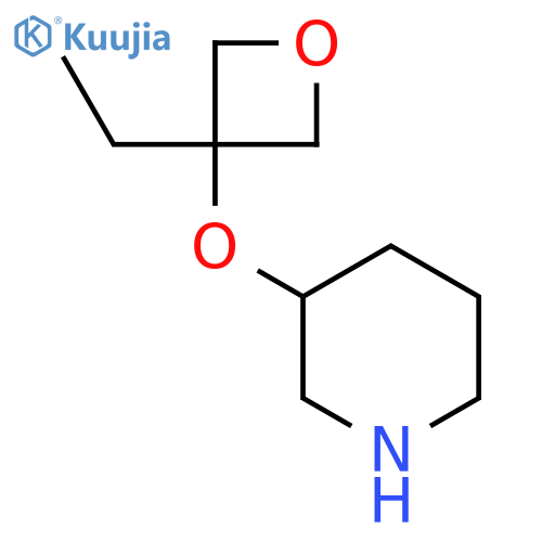 3-(3-ethyloxetan-3-yl)oxypiperidine structure