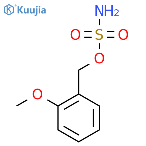 (2-methoxyphenyl)methyl sulfamate structure