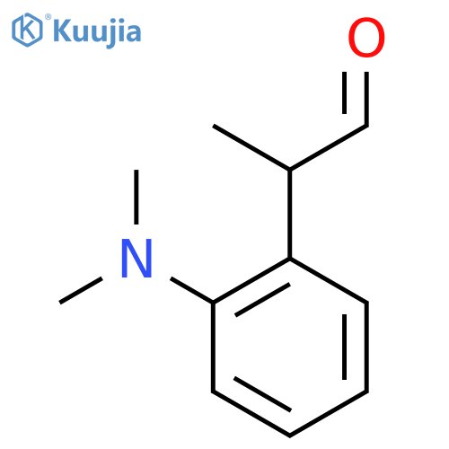 2-2-(dimethylamino)phenylpropanal structure