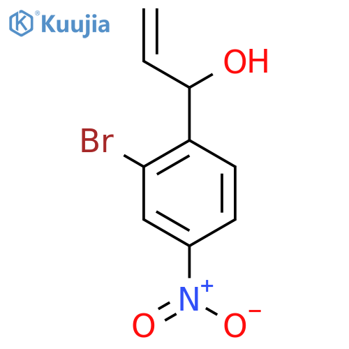 1-(2-bromo-4-nitrophenyl)prop-2-en-1-ol structure