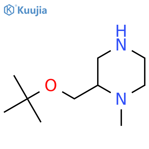 2-(tert-butoxy)methyl-1-methylpiperazine structure