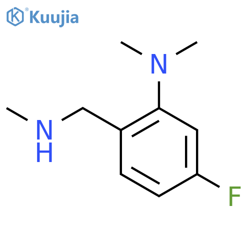 5-fluoro-N,N-dimethyl-2-(methylamino)methylaniline structure