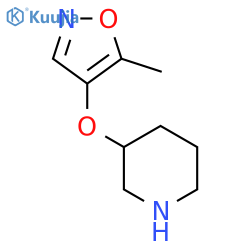 3-(5-methyl-1,2-oxazol-4-yl)oxypiperidine structure