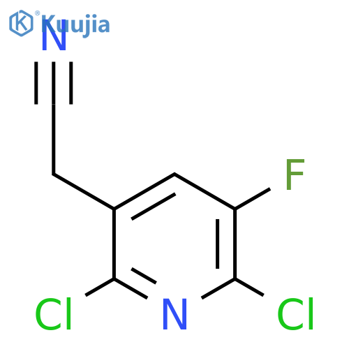 2-(2,6-Dichloro-5-fluoropyridin-3-yl)acetonitrile structure