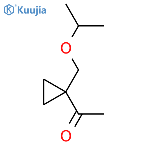 1-{1-(propan-2-yloxy)methylcyclopropyl}ethan-1-one structure