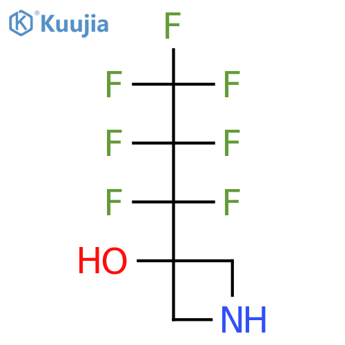 3-(heptafluoropropyl)azetidin-3-ol structure
