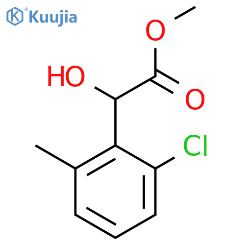 methyl 2-(2-chloro-6-methylphenyl)-2-hydroxyacetate structure