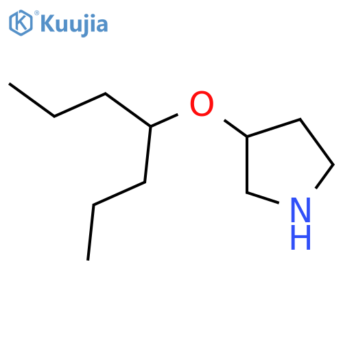 3-(heptan-4-yloxy)pyrrolidine structure