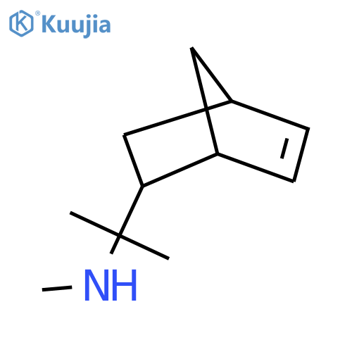 (2-{bicyclo2.2.1hept-5-en-2-yl}propan-2-yl)(methyl)amine structure