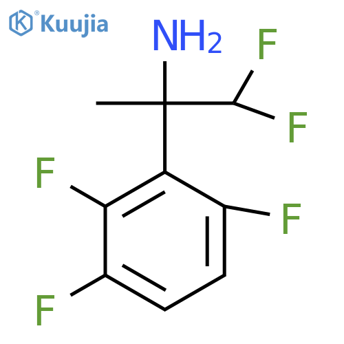 1,1-difluoro-2-(2,3,6-trifluorophenyl)propan-2-amine structure