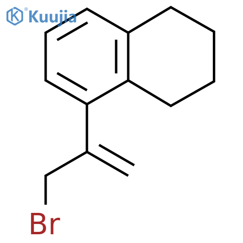5-(3-bromoprop-1-en-2-yl)-1,2,3,4-tetrahydronaphthalene structure