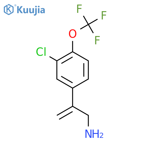 2-3-chloro-4-(trifluoromethoxy)phenylprop-2-en-1-amine structure