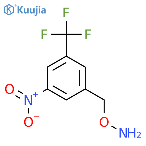 O-{3-nitro-5-(trifluoromethyl)phenylmethyl}hydroxylamine structure