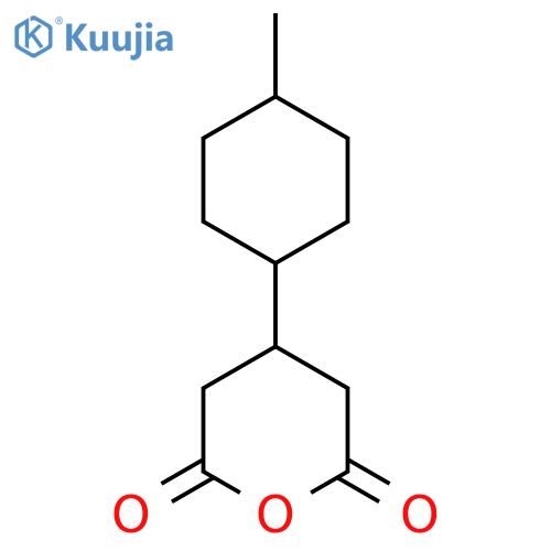 4-(4-methylcyclohexyl)oxane-2,6-dione structure