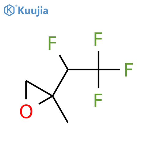 2-methyl-2-(1,2,2,2-tetrafluoroethyl)oxirane structure
