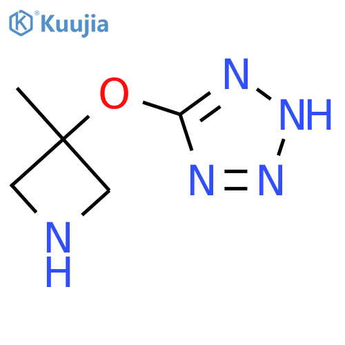 5-(3-methylazetidin-3-yl)oxy-1H-1,2,3,4-tetrazole structure