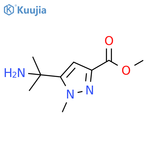 methyl 5-(2-aminopropan-2-yl)-1-methyl-1H-pyrazole-3-carboxylate structure