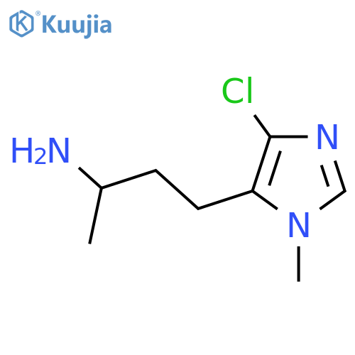 4-(4-chloro-1-methyl-1H-imidazol-5-yl)butan-2-amine structure