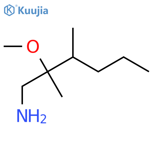 2-methoxy-2,3-dimethylhexan-1-amine structure