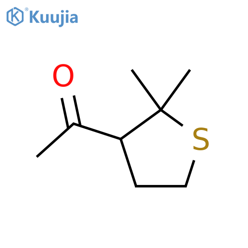 1-(2,2-dimethylthiolan-3-yl)ethan-1-one structure