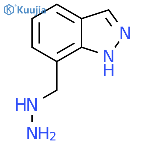 7-(hydrazinylmethyl)-1H-indazole structure