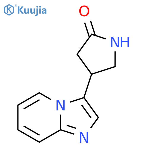 4-{Imidazo[1,2-a]pyridin-3-yl}pyrrolidin-2-one structure