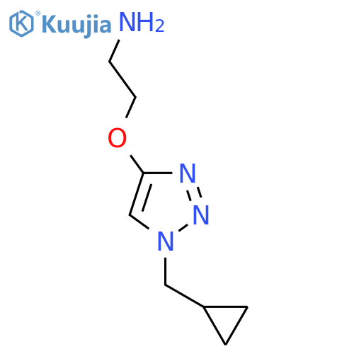 2-{1-(cyclopropylmethyl)-1H-1,2,3-triazol-4-yloxy}ethan-1-amine structure