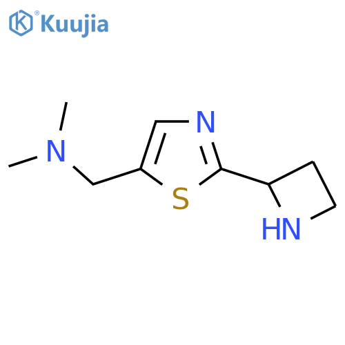 {2-(azetidin-2-yl)-1,3-thiazol-5-ylmethyl}dimethylamine structure