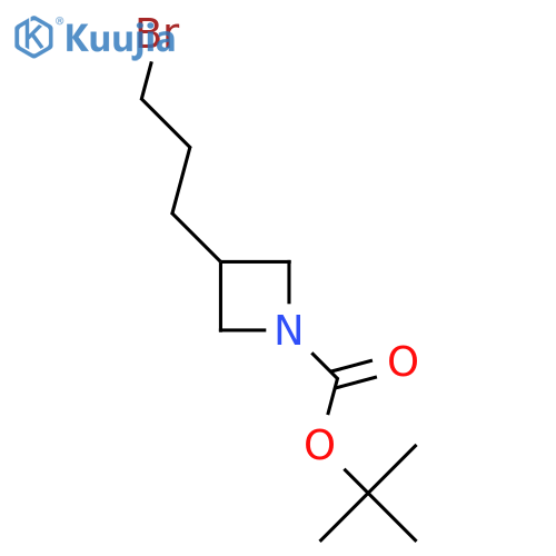 tert-butyl 3-(3-bromopropyl)azetidine-1-carboxylate structure