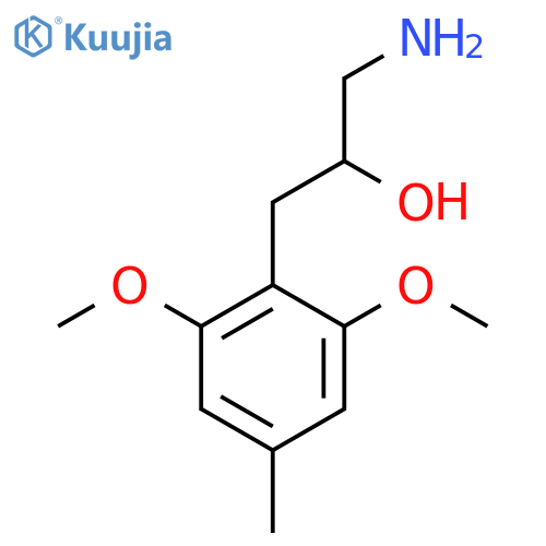 1-amino-3-(2,6-dimethoxy-4-methylphenyl)propan-2-ol structure