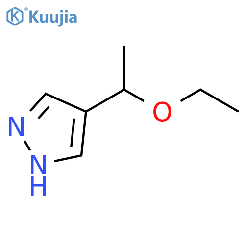4-(1-ethoxyethyl)-1H-pyrazole structure