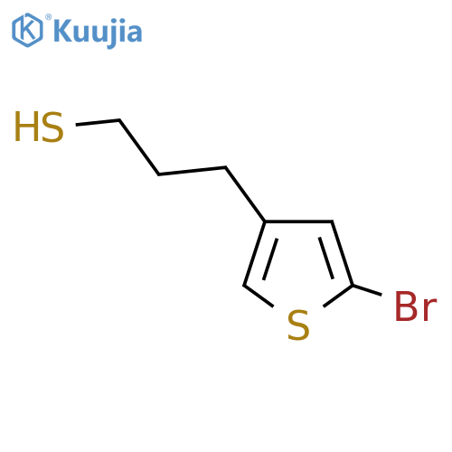 3-(5-bromothiophen-3-yl)propane-1-thiol structure