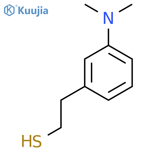 2-3-(dimethylamino)phenylethane-1-thiol structure