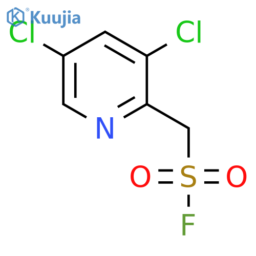 (3,5-dichloropyridin-2-yl)methanesulfonyl fluoride structure