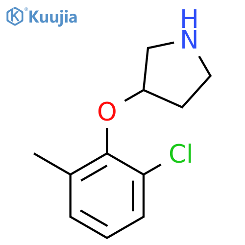 3-(2-chloro-6-methylphenoxy)pyrrolidine structure