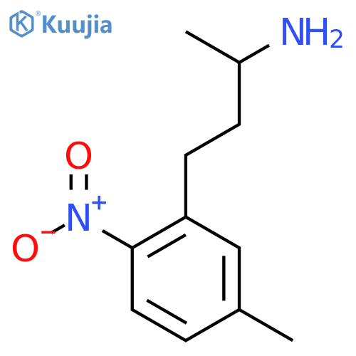 4-(5-Methyl-2-nitrophenyl)butan-2-amine structure