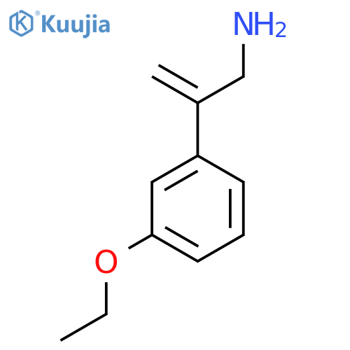 2-(3-ethoxyphenyl)prop-2-en-1-amine structure